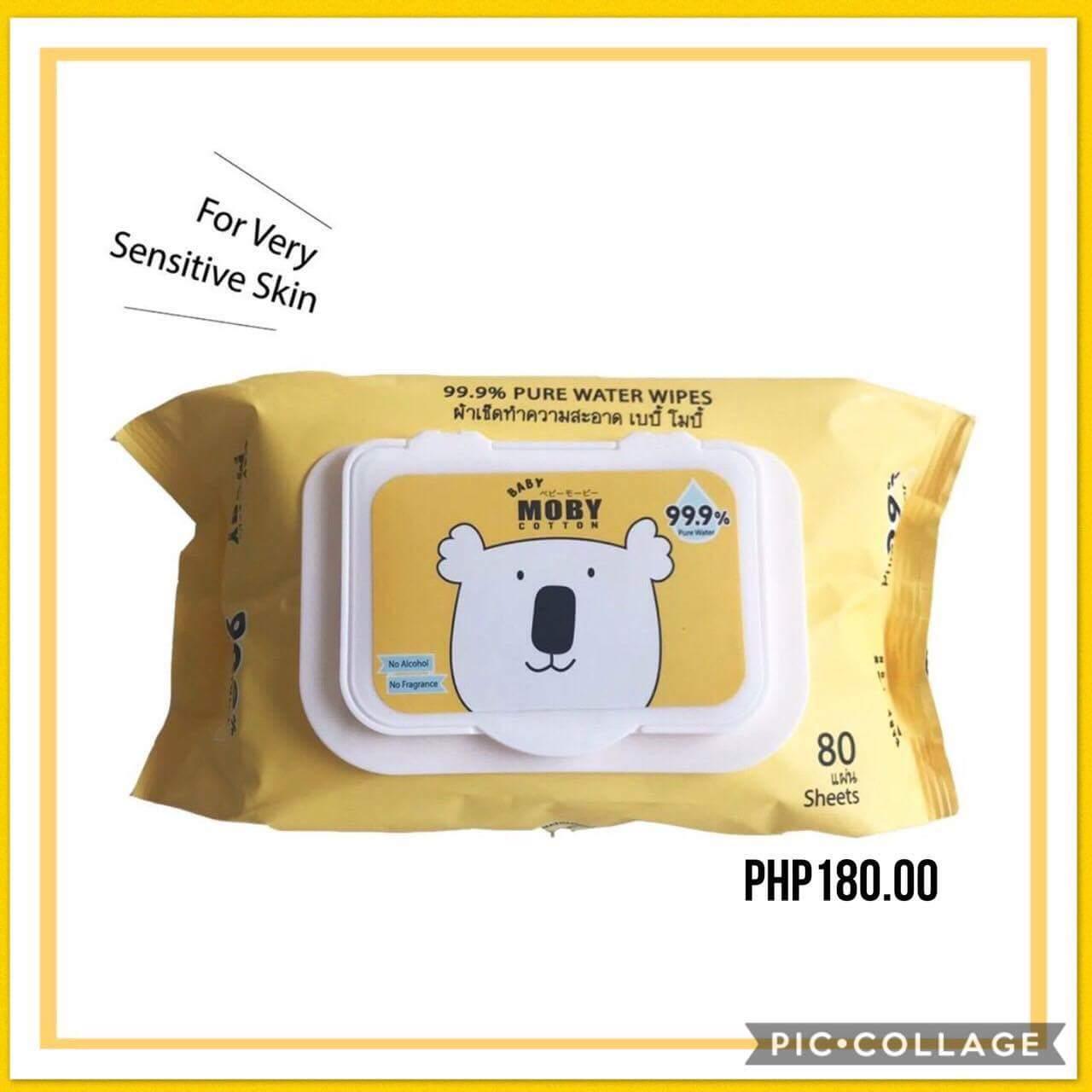 Baby Moby 99.9% Pure Water Wipes | The Nest Attachment Parenting Hub