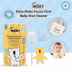 Baby Moby Gauze Stick Baby Oral Cleaner | The Nest Attachment Parenting Hub