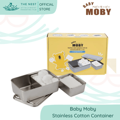 Baby Moby Stainless Cotton Container | The Nest Attachment Parenting Hub