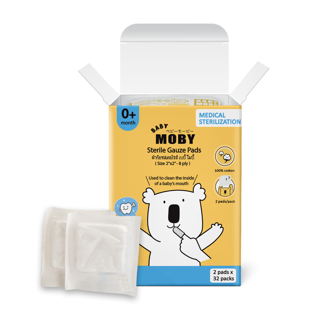 Baby Moby Sterile Gauze Pads | The Nest Attachment Parenting Hub