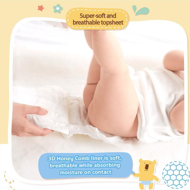 Baby Moby Tape Diapers - New Born (0-5kgs) | The Nest Attachment Parenting Hub