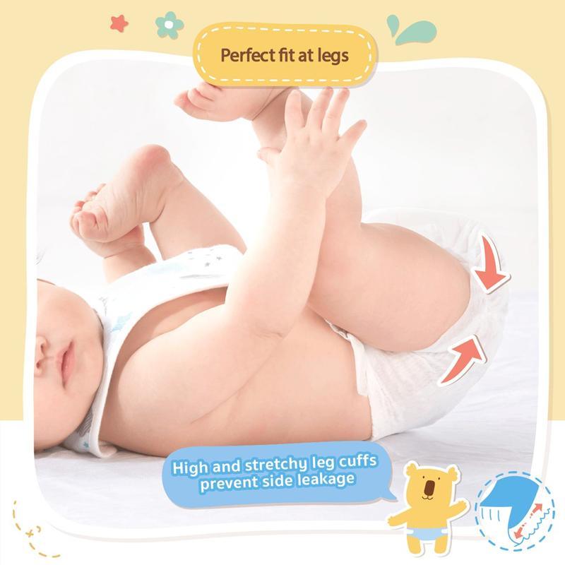 Baby Moby Tape Diapers - New Born (0-5kgs) | The Nest Attachment Parenting Hub