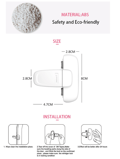 Baby Safety Lock for Refrigerator / Drawer | The Nest Attachment Parenting Hub