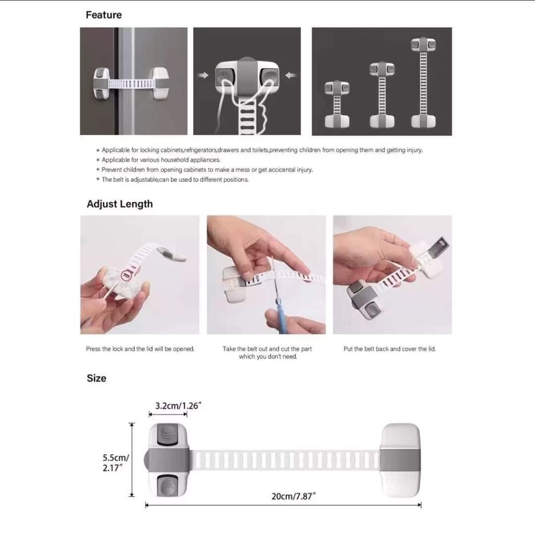 Baby Safety Lock for Refrigerator / Drawer | The Nest Attachment Parenting Hub