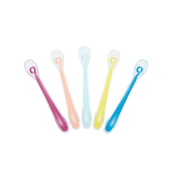 Babymoov 1st Age Silicone Spoon 6m+ (Set of 5) | The Nest Attachment Parenting Hub