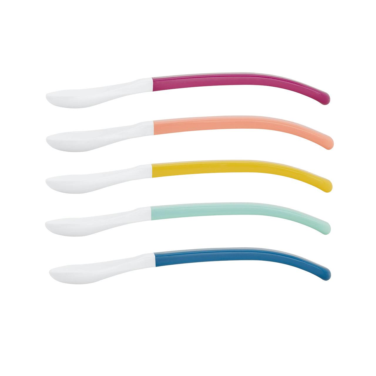 Babymoov 2nd Age Silicone Spoon 8m+ (Set of 5) | The Nest Attachment Parenting Hub