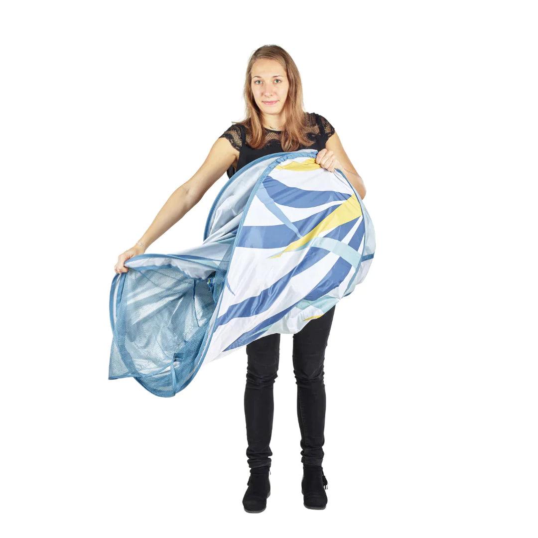 Babymoov Anti-UV Tent 50+ UPF Protection Blue Waves | The Nest Attachment Parenting Hub
