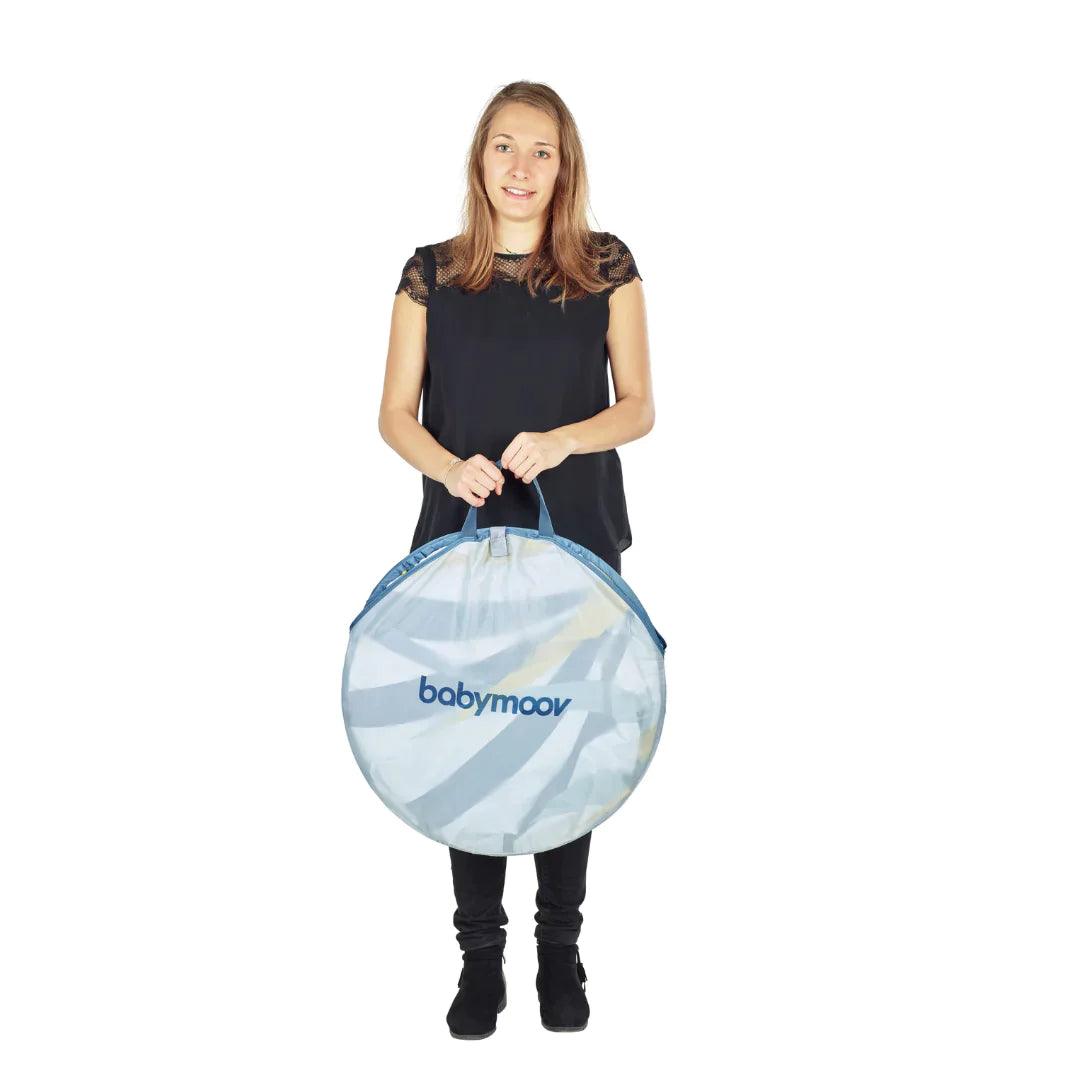 Babymoov Anti-UV Tent 50+ UPF Protection Blue Waves | The Nest Attachment Parenting Hub