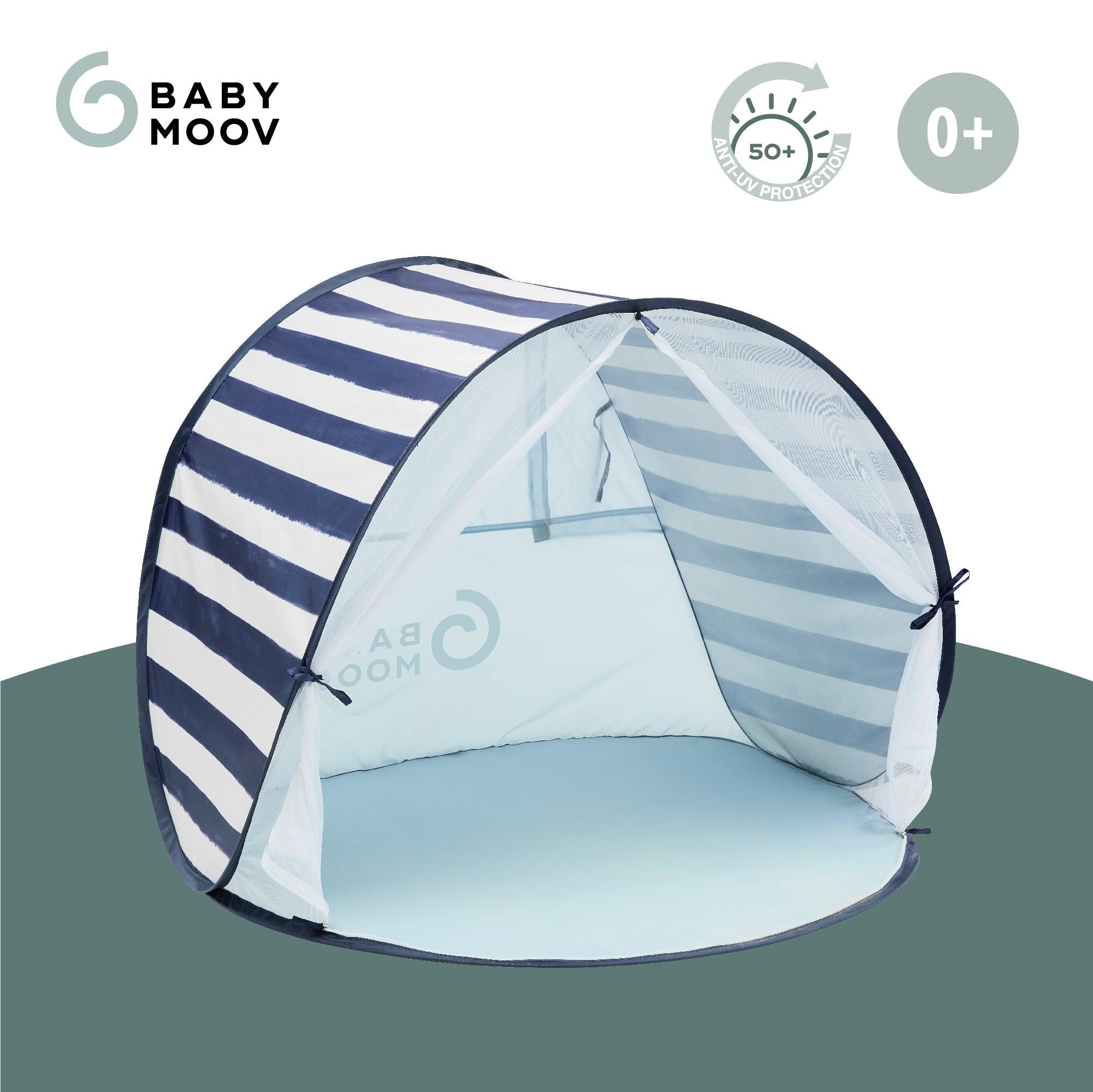 Babymoov Anti-UV Tent 50+ UPF Protection Mariniere | The Nest Attachment Parenting Hub