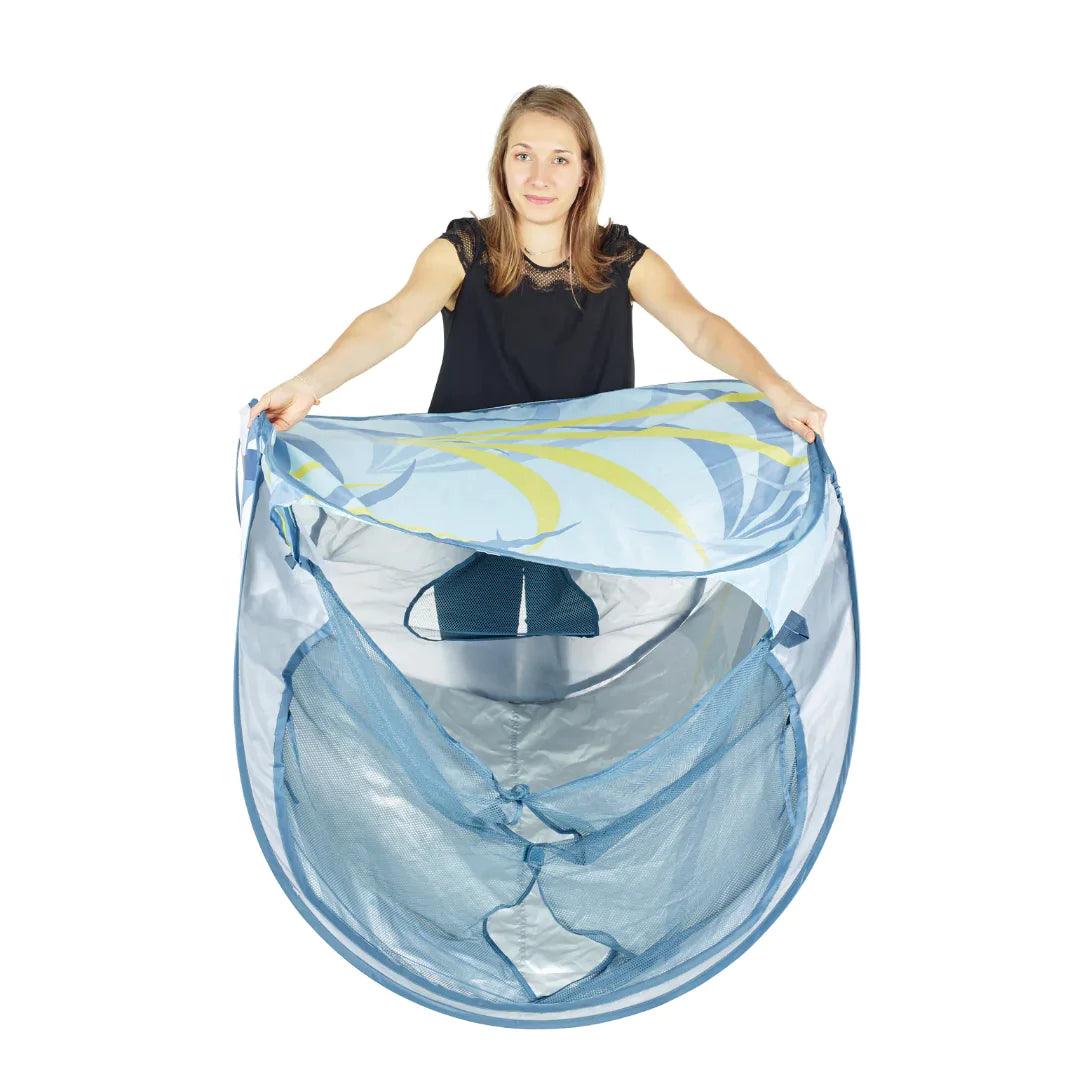 Babymoov Anti-UV Tent 50+ UPF Protection Mariniere | The Nest Attachment Parenting Hub
