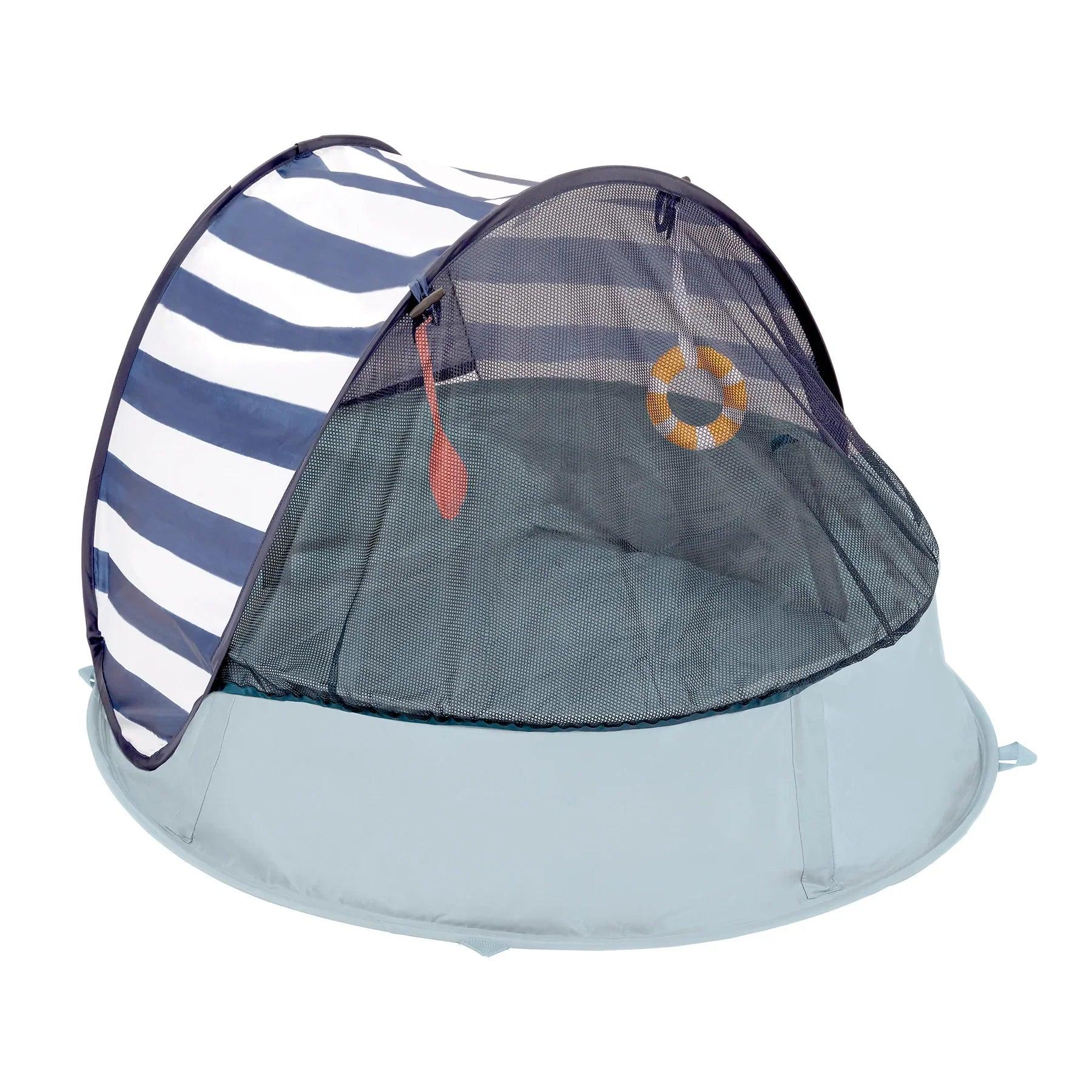 Babymoov Aquani Anti UV tent and Paddling Pool Mariniere 0+ | The Nest Attachment Parenting Hub