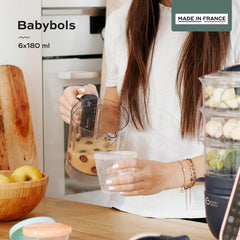 Babymoov Babybols Baby Food Storage 6x180ml | The Nest Attachment Parenting Hub