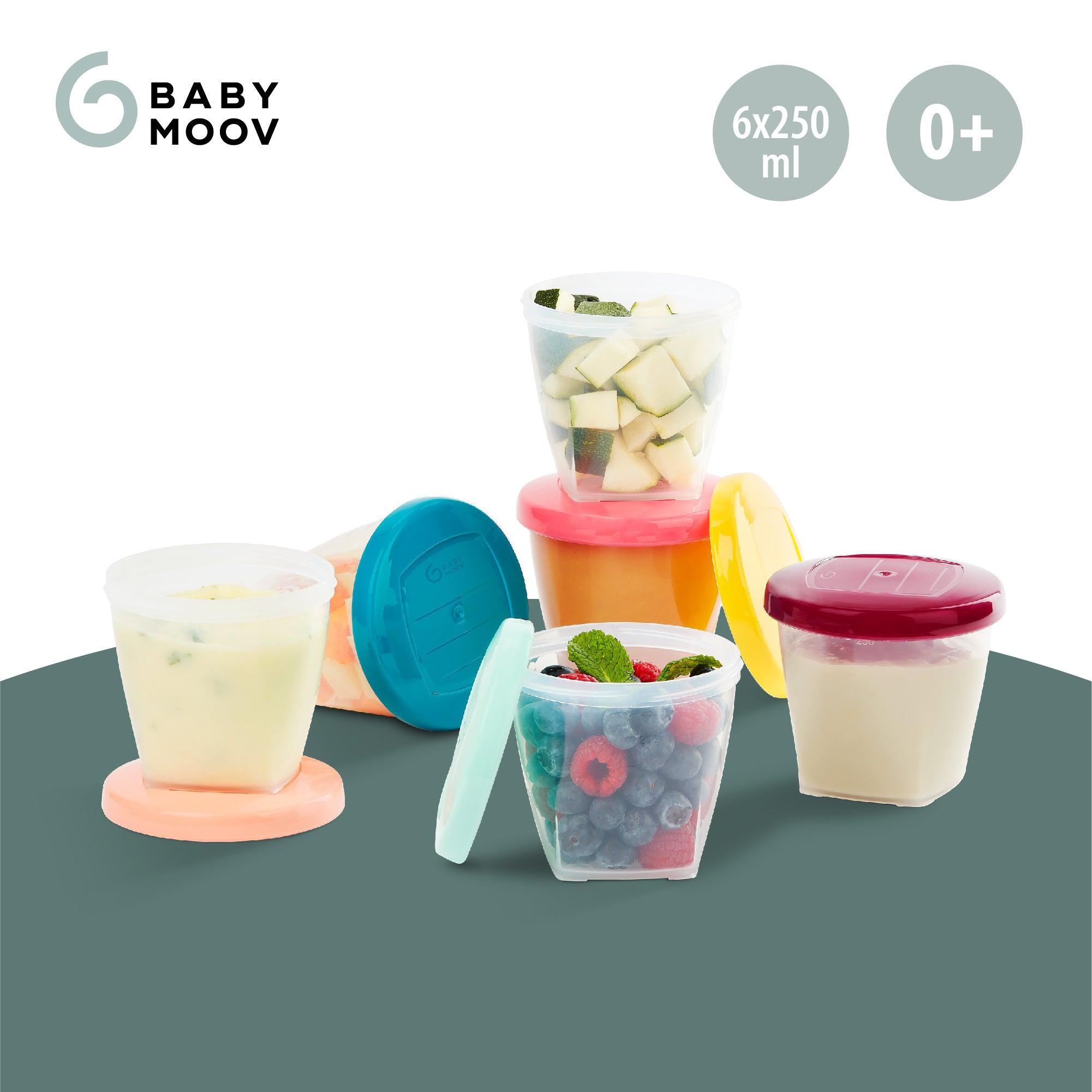 Babymoov Babybols Baby Food Storage 6x250ml | The Nest Attachment Parenting Hub
