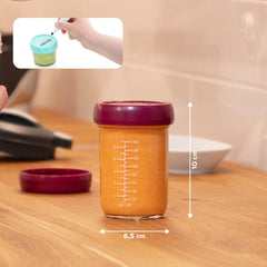 Babymoov Babybowls Glass Storage Containers (4 x 220ml) | The Nest Attachment Parenting Hub