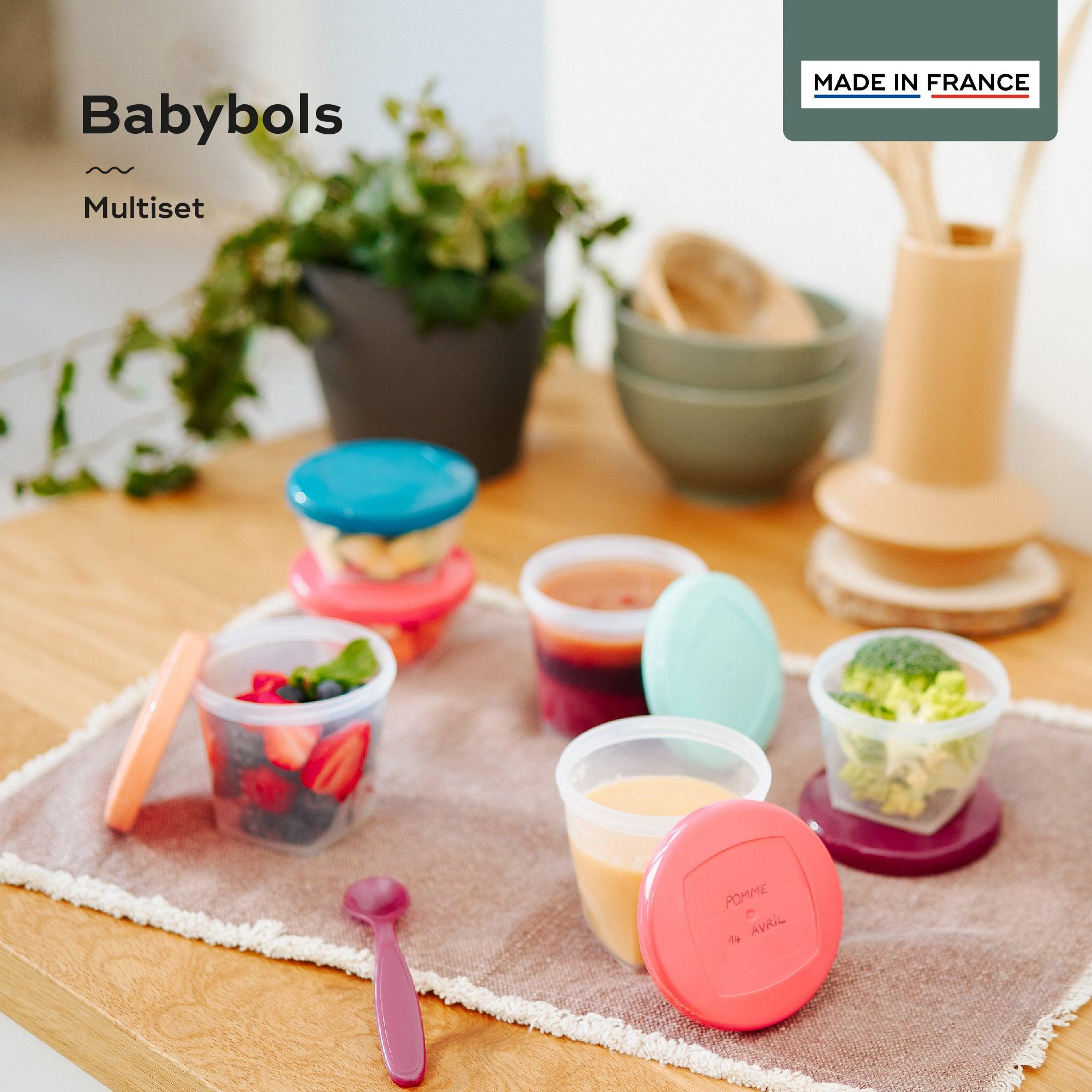 Babymoov Babybowls Glass Storage Containers Multiset of 8 | The Nest Attachment Parenting Hub