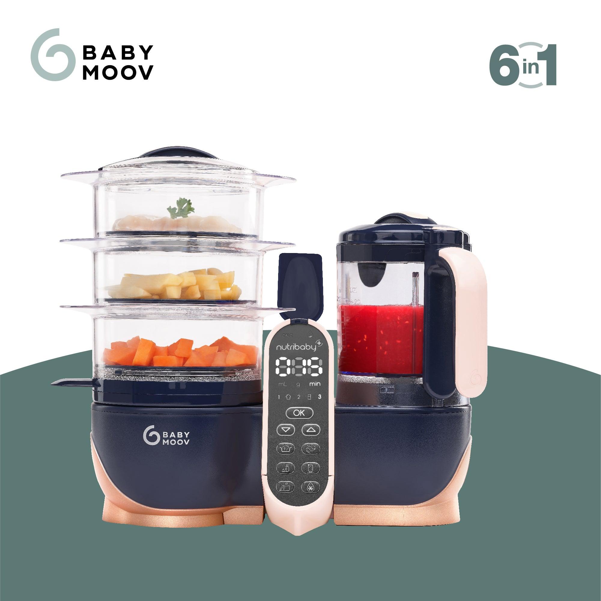 Babymoov Nutribaby+ XL 5-in-1 Baby Food Prep Machine