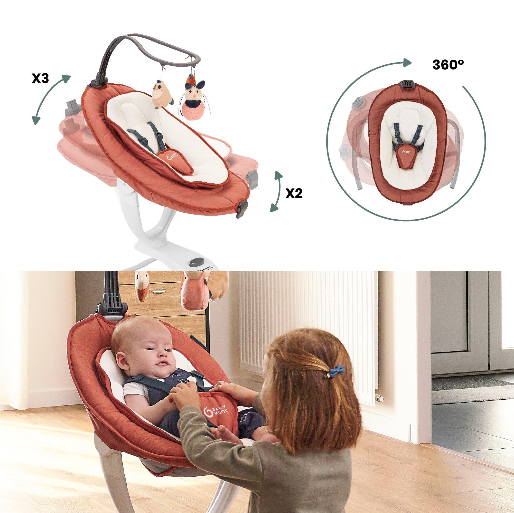 Babymoov Swoon Motion Electric 360° Baby Swing | The Nest Attachment Parenting Hub