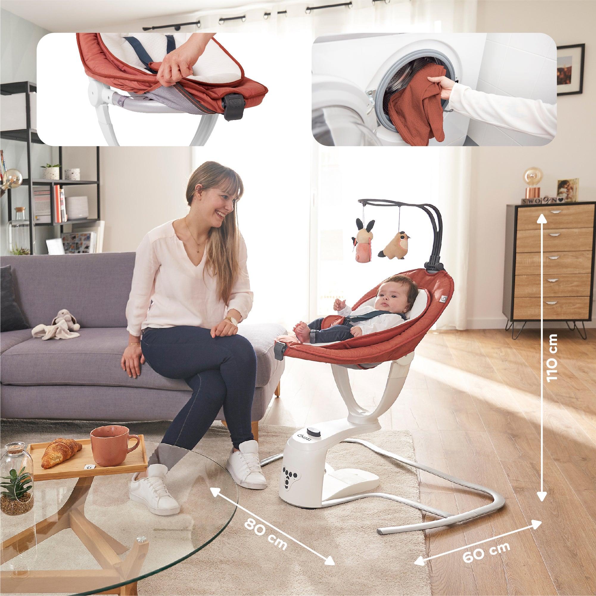 Babymoov Swoon Motion Electric 360° Baby Swing | The Nest Attachment Parenting Hub