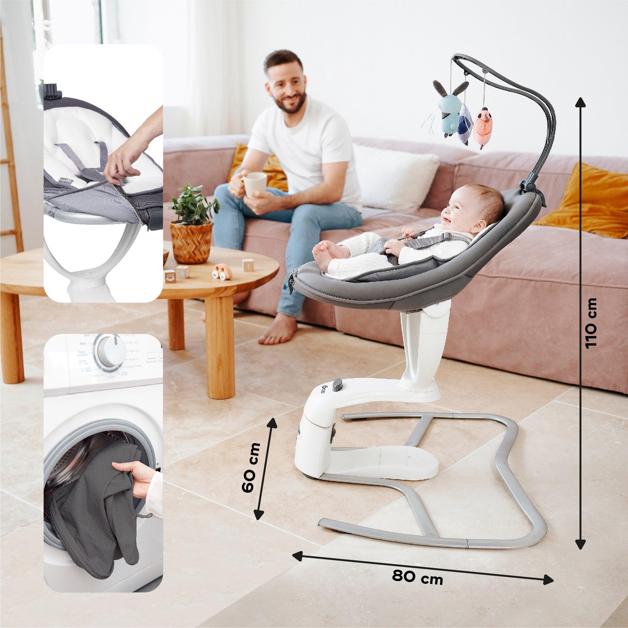 Babymoov Swoon Motion Electric 360° Baby Swing | The Nest Attachment Parenting Hub