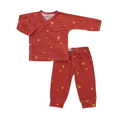 Bamberry Baby Long Sleeves Kimono Pajama Set, Holiday Sparkles | The Nest Attachment Parenting Hub