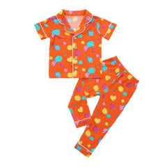Bamberry Short Sleeves Button Down PJ Set KPOP Inspired - PTD | The Nest Attachment Parenting Hub