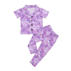 Bamberry Short Sleeves Button Down PJ Set KPOP Inspired - Whalien | The Nest Attachment Parenting Hub
