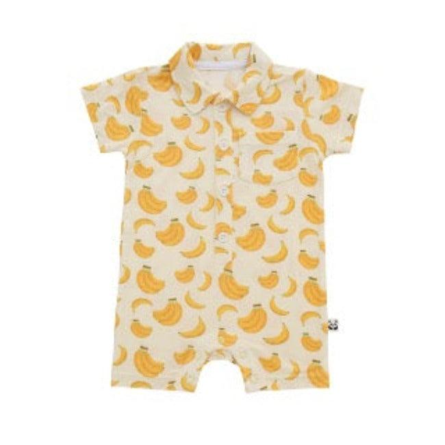 Bamberry x Kryz Button Down Romper - Saging | The Nest Attachment Parenting Hub