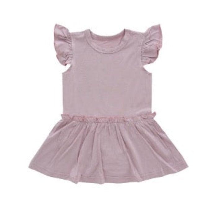 Bamberry x Kryz Flutter Dress Baby - Lilac | The Nest Attachment Parenting Hub