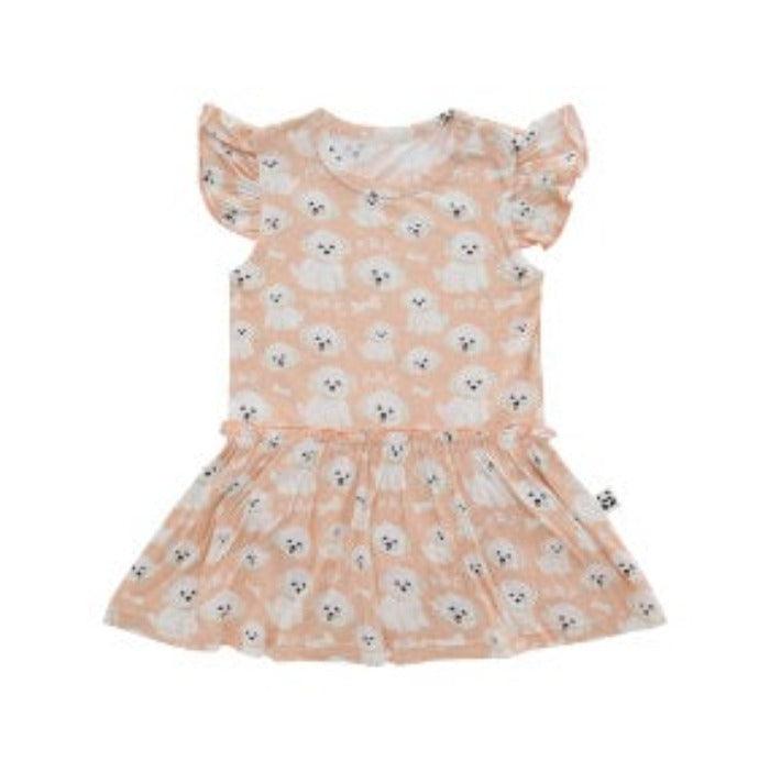 Bamberry x Kryz Flutter Dress Baby - Sky Bear | The Nest Attachment Parenting Hub