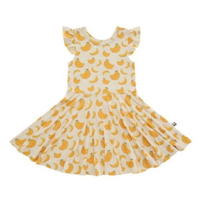 Bamberry x Kryz Flutter Dress Kids - Saging | The Nest Attachment Parenting Hub