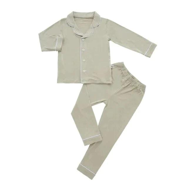 Bamberry x Kryz Long Sleeves Button Down PJ Set - Fern | The Nest Attachment Parenting Hub