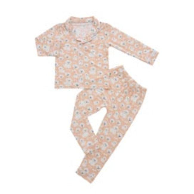 Bamberry x Kryz Long Sleeves Button Down PJ Set - Sky Bear | The Nest Attachment Parenting Hub