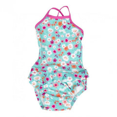 Banz 1pc Swimsuit w/ frills - Floral | The Nest Attachment Parenting Hub