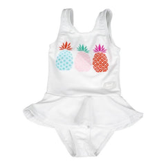 Banz 1pc Swimsuit w/ frills - Pineapple | The Nest Attachment Parenting Hub