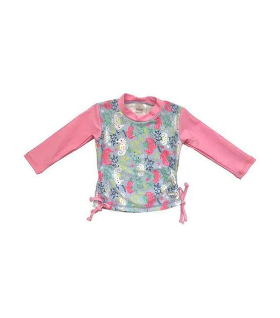 Banz Long Sleeve Rashy - Seahorse | The Nest Attachment Parenting Hub