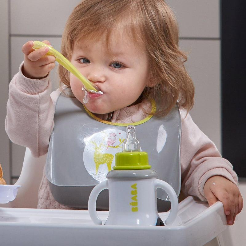 Beaba Ergonomic 1st Stage Silicone Spoon 4m+ | The Nest Attachment Parenting Hub