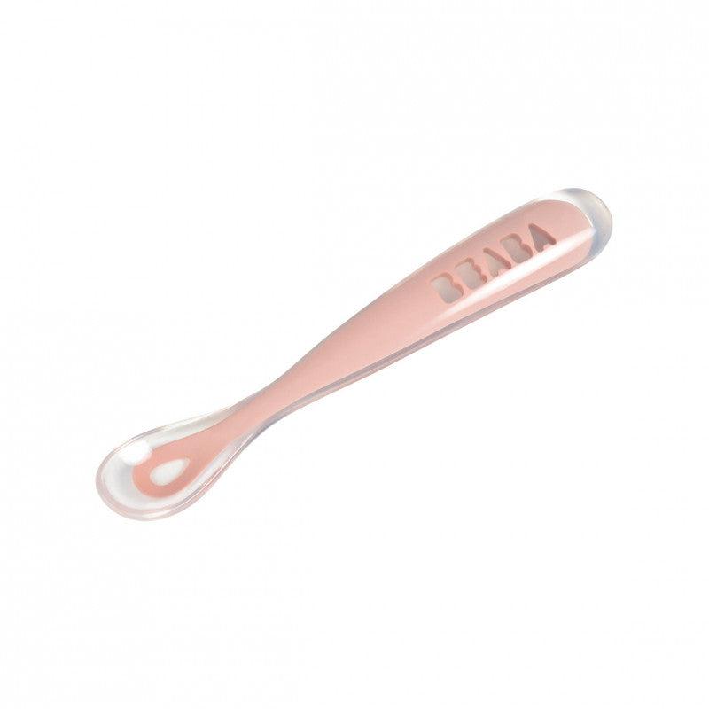 Beaba Ergonomic 1st Stage Silicone Spoon 4m+ | The Nest Attachment Parenting Hub