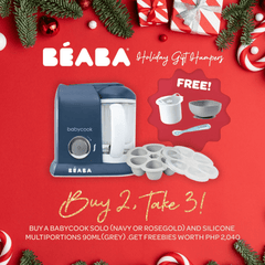 Beaba Holiday Gift Hamper: Babycook Solo + Silicone Multiportions 90ml | The Nest Attachment Parenting Hub