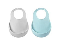 Beaba Set of 2 Silicone Bibs | The Nest Attachment Parenting Hub