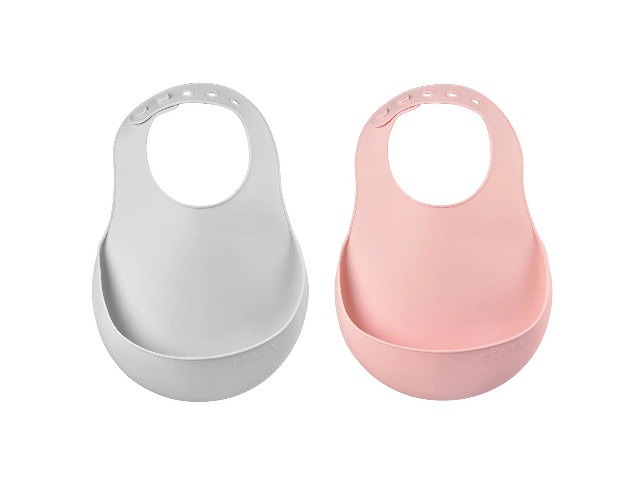 Beaba Set of 2 Silicone Bibs | The Nest Attachment Parenting Hub