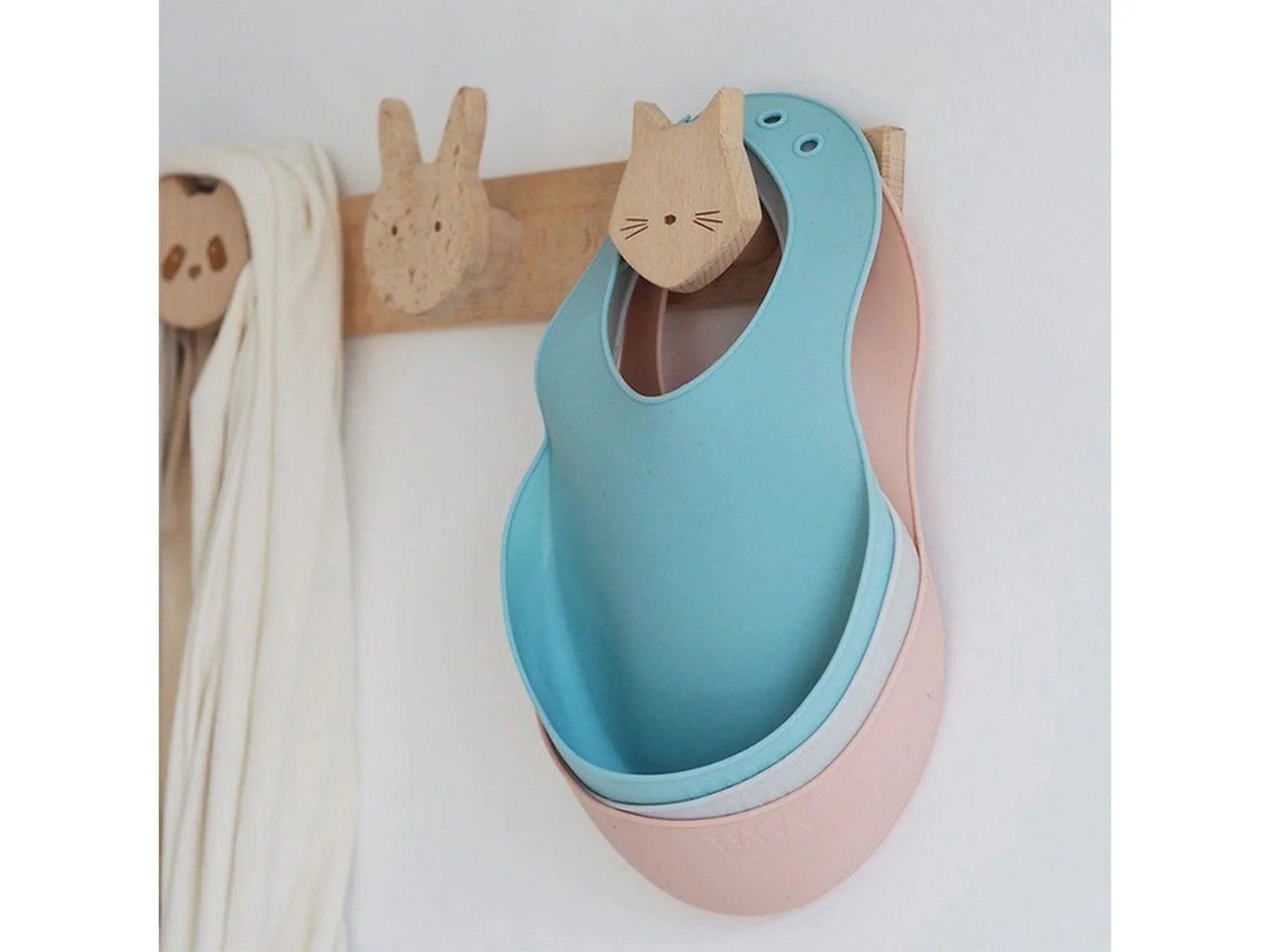 Beaba Set of 2 Silicone Bibs | The Nest Attachment Parenting Hub