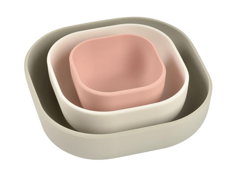 Beaba Set of 3 Silicone Nesting Bowls 4m+ | The Nest Attachment Parenting Hub
