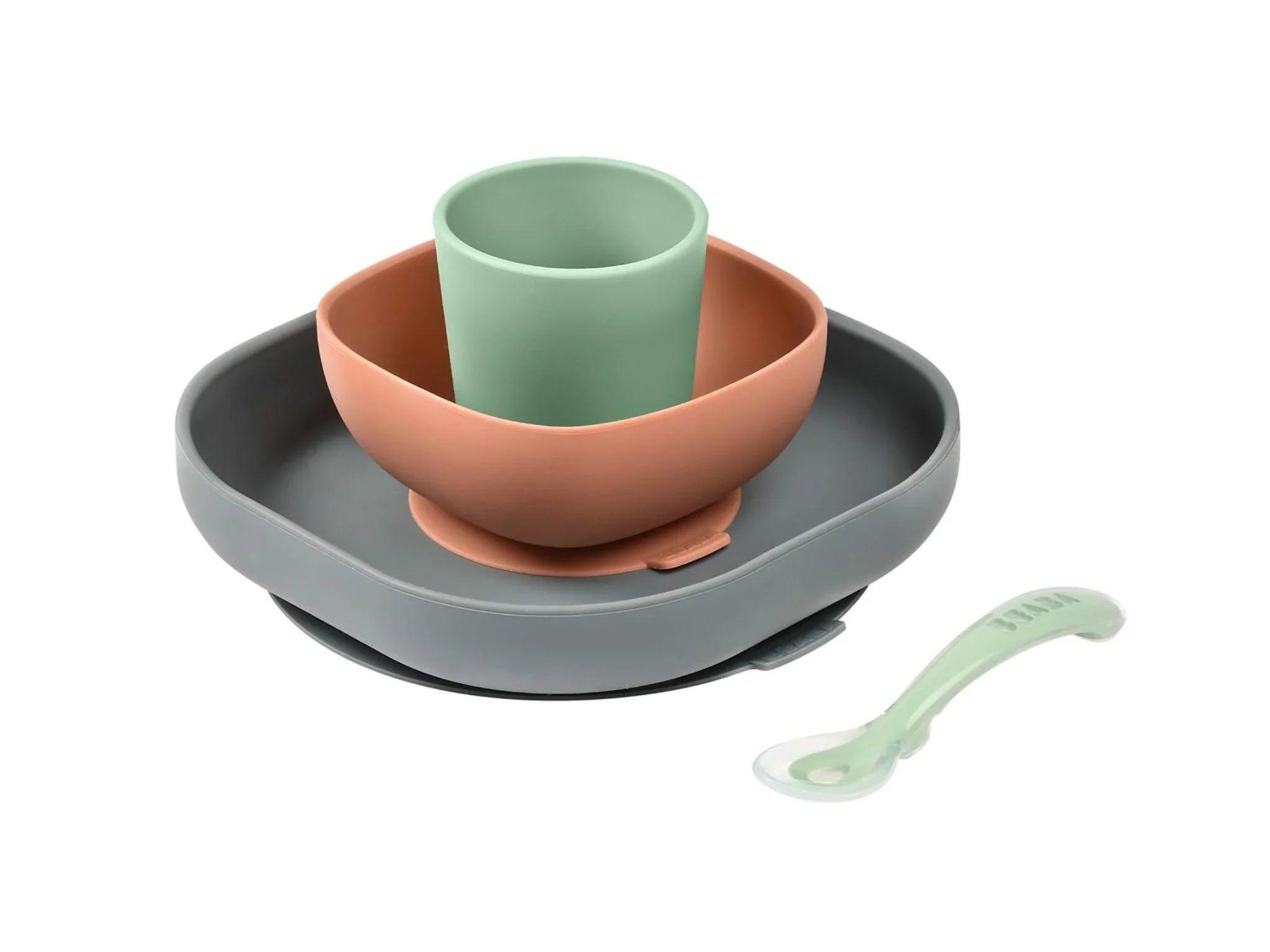 Beaba Silicone Meal Set (4 pcs) | The Nest Attachment Parenting Hub