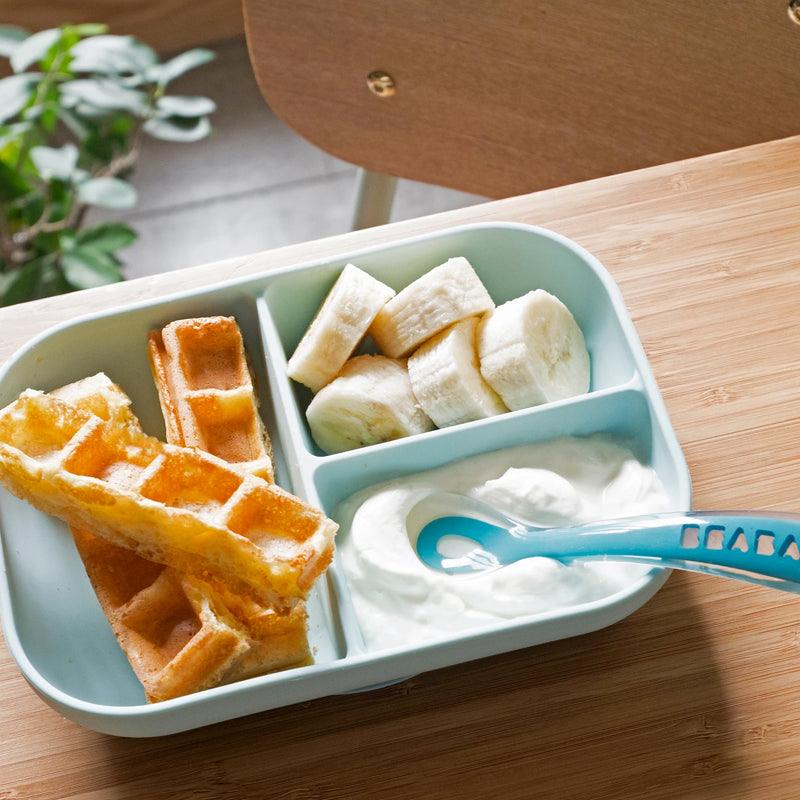 Beaba Silicone Meal Set with Divider | The Nest Attachment Parenting Hub