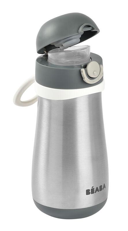 Beaba Stainless Steel Spout Bottle 350ml | The Nest Attachment Parenting Hub