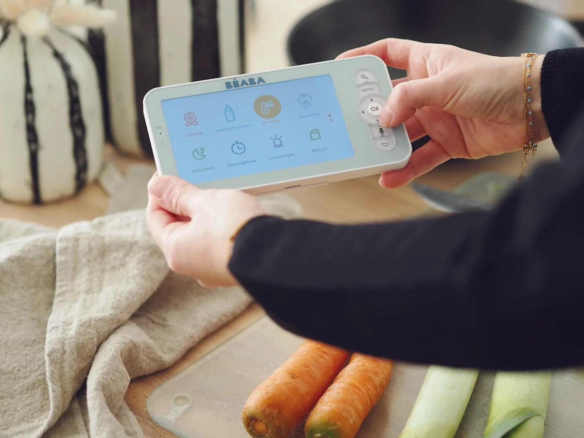 Beaba Zen Premium Smart Baby Video Monitor (BS Plug + USB) | The Nest Attachment Parenting Hub