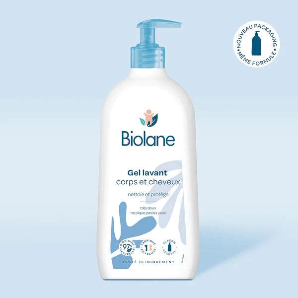 Biolane 2 in 1 Hair and Body Cleanser (Gel Lavant) 750ml | The Nest Attachment Parenting Hub