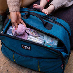 Bizzi Growin Travel Pod Teal | The Nest Attachment Parenting Hub