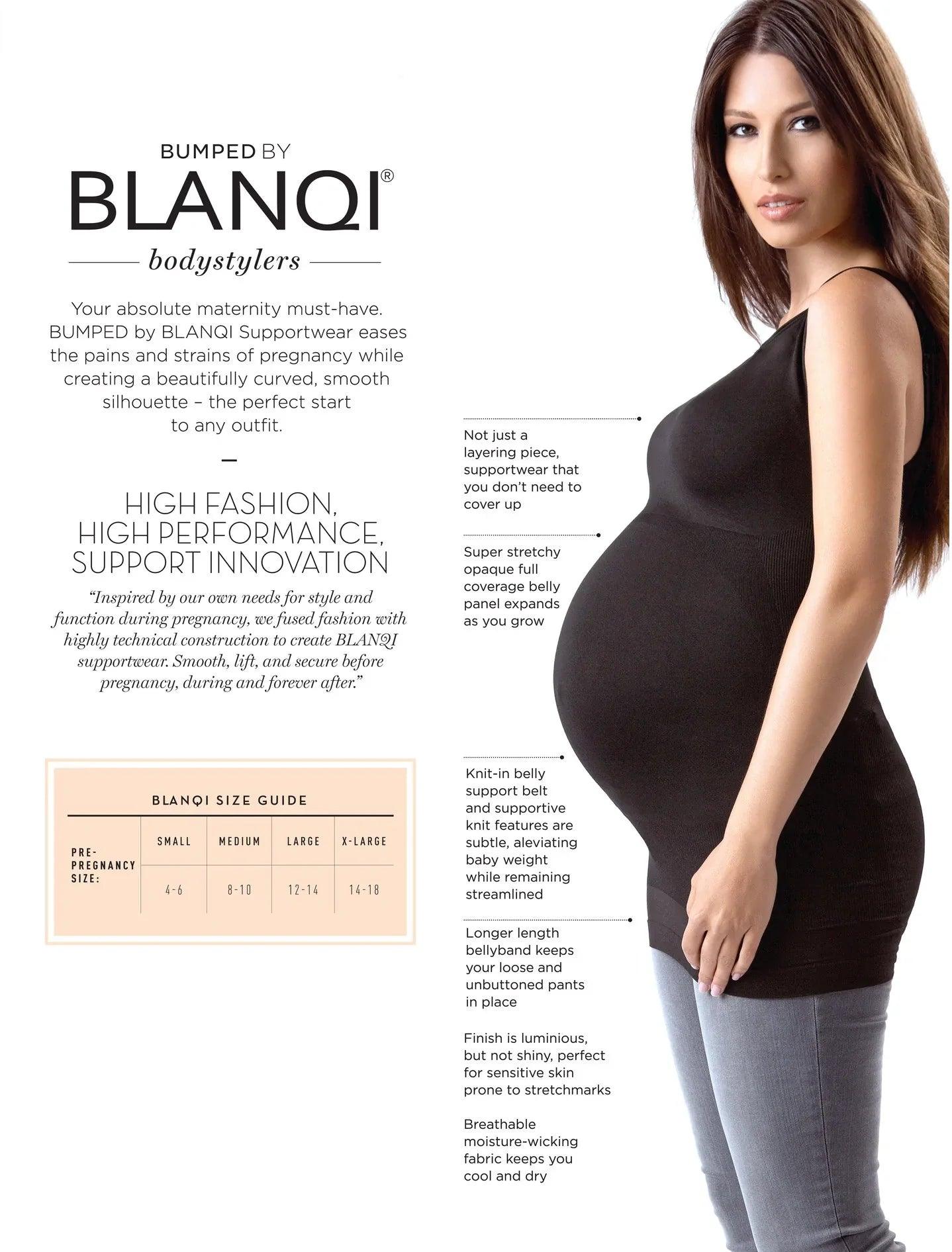 Blanqi Overbust Maternity Support Tank | The Nest Attachment Parenting Hub