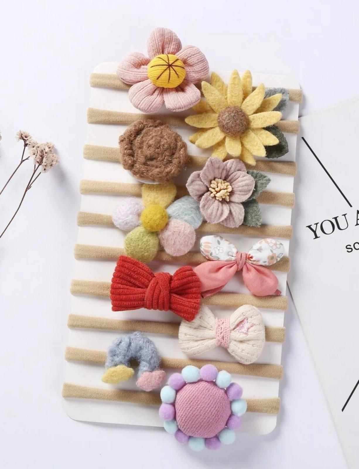 Blooming Wisdom Headband Bow Sets | The Nest Attachment Parenting Hub